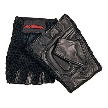Patterson medical - Hatch - 660802 - Push Gloves Hatch Fingerless Large Black Hand Specific Style
