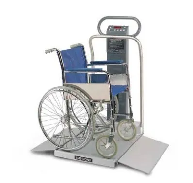 Welch Allyn - Hillrom - 6702W-XX-X - Wheelchair Scale Hillrom Led Display 880 Lbs. / 400 Kg Gray Battery Operated