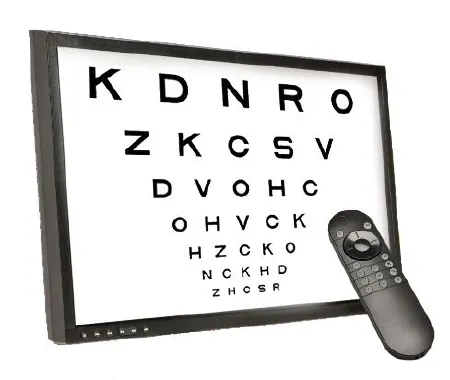 Lombart Instruments - CPOLOCVSE - Eye Chart Lombart 9 To 24 Foot Distance Acuity Test