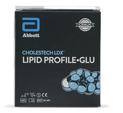 Abbott - Cholestech LDX - 97991 - Test, Cholestech Ldx Lipid Profile+glucose (10/bx 50bx/cs)