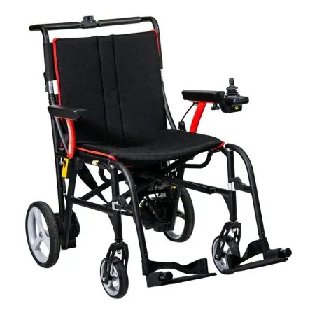 Feather Mobility - Feather Power Wheelchair - FCP18-BK-L - Power Wheelchair Feather Power Wheelchair 18 Inch Seat Width 250 lbs. Weight Capacity