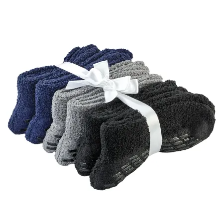 Silverts Adaptive - SV19150_SV468_OS - Slipper Socks Silverts One Size Fits Most Blue / Gray / Black Above The Ankle