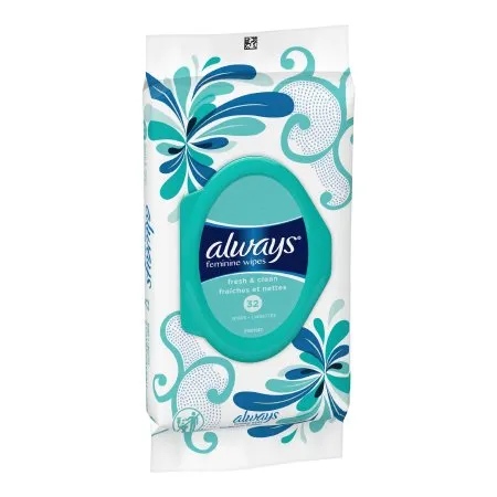 Procter & Gamble - Always Refresh - 03700095899 - Feminine Hygiene Wipe Always Refresh Soft Pack Fresh Scent 32 Count