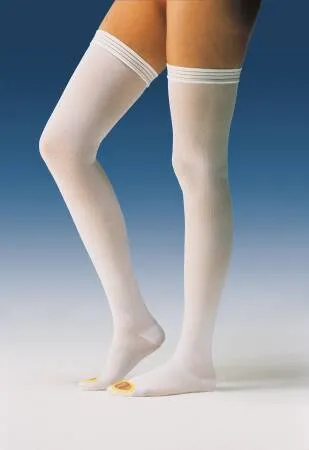 BSN Medical - JOBST Anti-Em/GPT - 111454 - Anti-embolism Stocking JOBST Anti-Em/GPT Thigh High Medium / Short White Inspection Toe