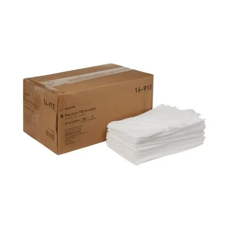 McKesson - 16-915 - Pillowcase McKesson Standard White Disposable