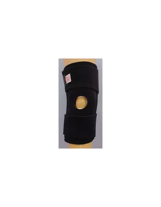 Tetramed - From: 1335-02 To: 1335-04 - Wrap Around Knee Support, Plush on 2 sides, length, Open Patella, Buttress Pad, Medial & Lateral Stays