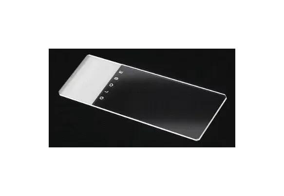Globe Scientific - 1354W-72 - Microscope Slides, Charged, 45° Beveled Edges, Safety Corners