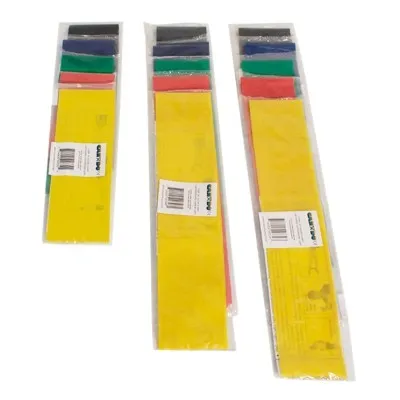 Fabrication Enterprises - CanDo - From: 10-5841 To: 10-5849 - Cando Band Exercise Loop 3 Piece Set (10",15",30"), (1 Per Set: Yellow, Red, Green, Blue, Black)