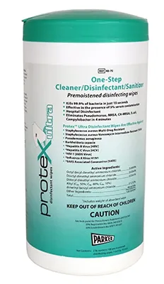 Fabrication Enterprise - 15-1182-1 - Protex disinfectant wipes.