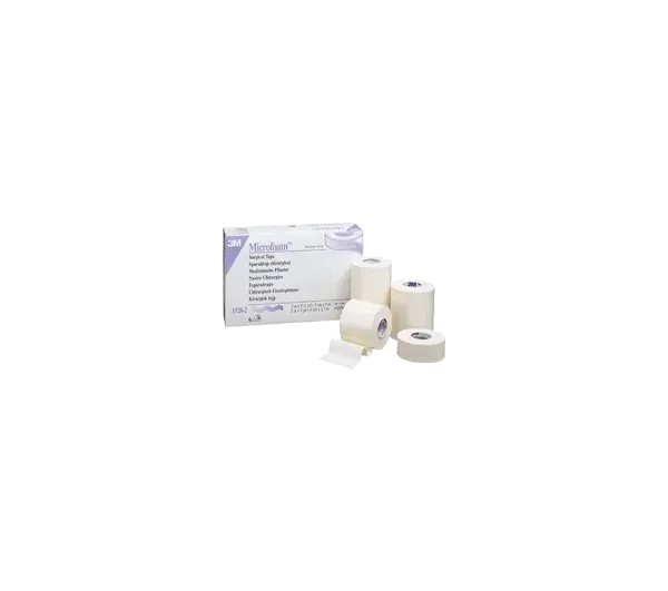 3M - 1528-1 - Microfoam Medical Tape Microfoam White 1 Inch X 5 1/2 Yard Elastic / Foam NonSterile