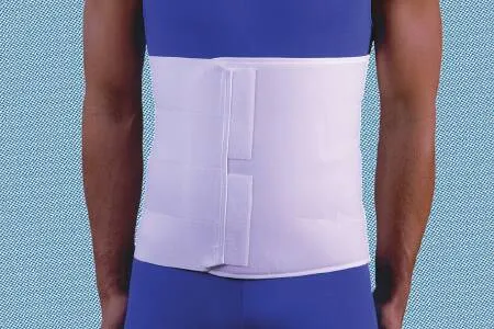 Frank Stubbs - Flex-Support Deluxe - F010843 - Abdominal Binder Flex-support Deluxe Small Hook And Loop Closure 30 To 45 Inch Waist Circumference 11 Inch Height Adult