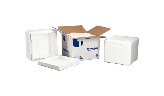 Vwr International - Thermosafe - 15714-704 - Insulated Shipper ThermoSafe 31.1 X 31.4 X 49.2 Inch 200 lbs. Capacity For Refrigerated or Frozen Materials