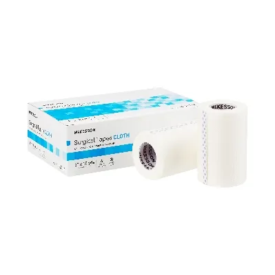 Mckesson - 16-47130 - McKesson Medical Tape McKesson White 3 Inch X 10 Yard Silk Like Cloth NonSterile