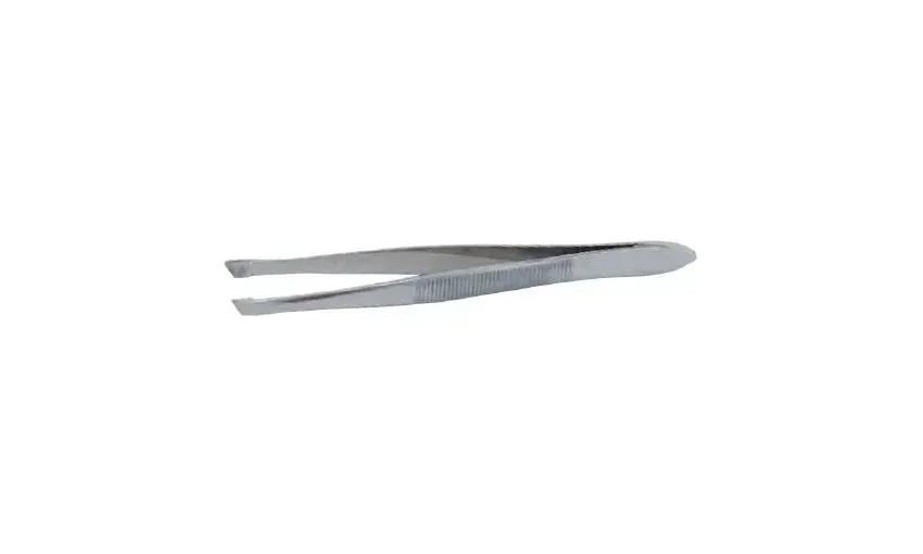 Graham-Field - Grafco - 1785 - Tweezers Grafco 3-1/2 Inch Length Stainless Steel NonSterile NonLocking Thumb Handle Straight Blunt Tips