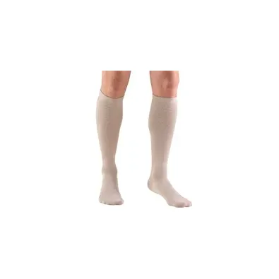 Truform - 1943TN-L - Mens Knee High Dress Sock-15-20 Gradient-Tan