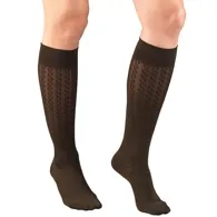 Truform - 1975BN-XL - Womens Cable Patten Knee High-15-20 Gradient-XL