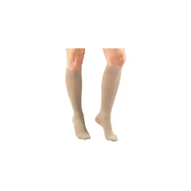 Truform - 1975TN-M - Womens Cable Patten Knee High Sock-15-20 Gradient-Med