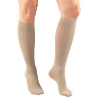 Truform - 1975TN-XL - Womens Cable Patten Knee High Sock-15-20 Gradient-XL