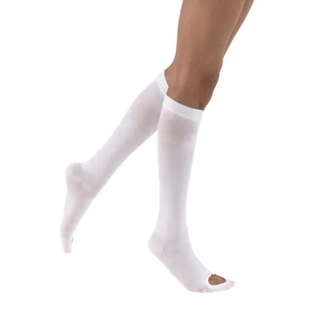 BSN Medical - JOBST Anti-Em/GPT - 111406 - Anti-embolism Stocking JOBST Anti-Em/GPT Knee High Medium / Regular White Inspection Toe