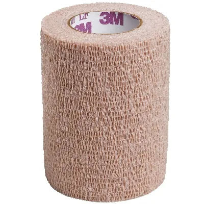 3M - From: 2083 To: 2086  Coban LF Cohesive Bandage  Coban LF 4 Inch X 5 Yard Self Adherent Closure Tan NonSterile Standard Compression