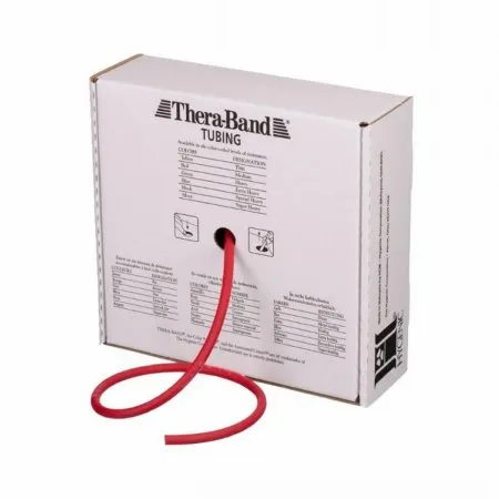 Performance Health - TheraBand - 21130 - Exercise Resistance Tubing TheraBand Red 100 Foot Length Medium Resistance