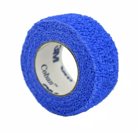 3M - From: 1582B To: 1583R - Coban Cohesive Bandage Coban 2 Inch X 5 Yard Self Adherent Closure Blue NonSterile Standard Compression