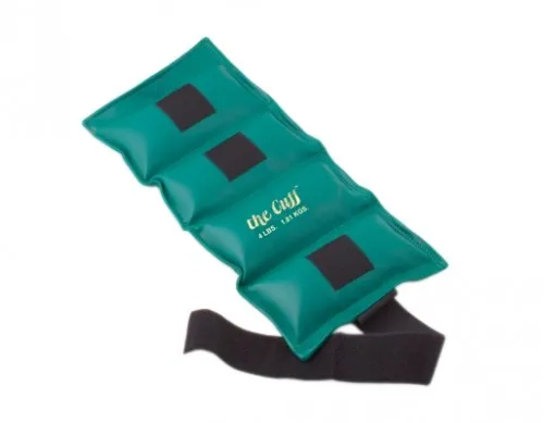 Fabrication Enterprises - 10-2508 - The Cuff Deluxe Ankle And Wrist Weight - 4 Lb - Turquoise