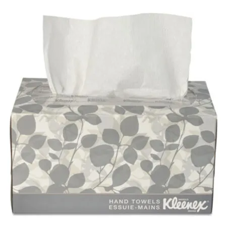Kleenex - KCC-01701 - Hand Towels  POP-UP Box  Cloth  1-Ply  9 x 10.5  Unscented  White  120/Box