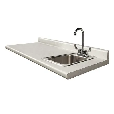 Clinton Industries - From: 42P To: 48P  Postform countertop (includes sink)