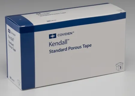 Cardinal - Kendall Standard Porous - 5806C - Medical Tape Kendall Standard Porous Tan 1 Inch X 10 Yard Cloth NonSterile