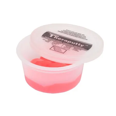 Fabrication Enterprises - CanDo - 10-0901 - CanDo Theraputty Standard Exercise Putty, Red Soft, 2 oz.