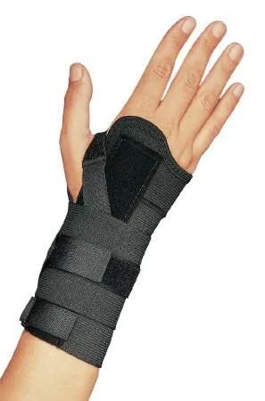 DJO DJOrthopedics - From: 79-82470 To: 79-97018  DJO   ProCare Universal Wrist O Prene Wrist Brace ProCare Universal Wrist O Prene Aluminum / Neoprene Right Hand Black One Size Fits Most