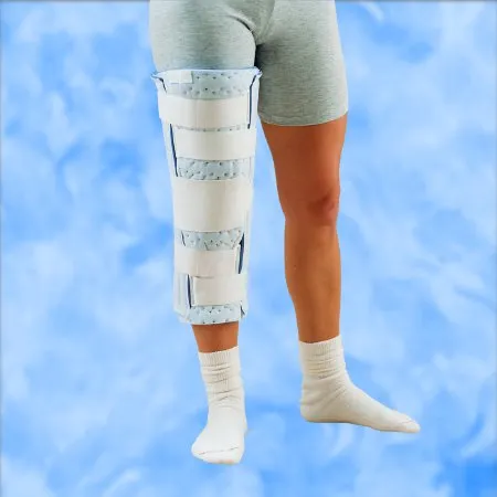 DeRoyal - 9307-02 - Nonhinged Knee Immobilizer Deroyal One Size Fits Most 18 Inch Length Left Or Right Knee