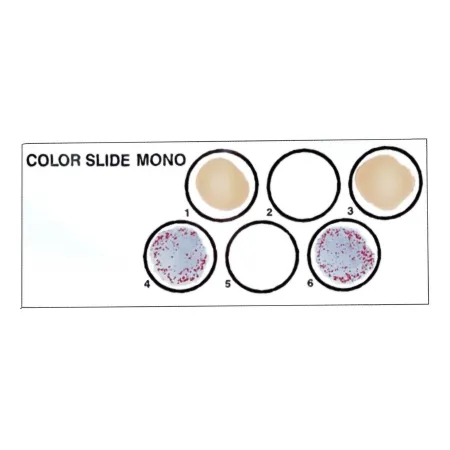 Remel - Color Slide II - R2468936 - Other Infectious Disease Test Kit Color Slide II Infectious Mononucleosis 24 Tests CLIA Non-Waived