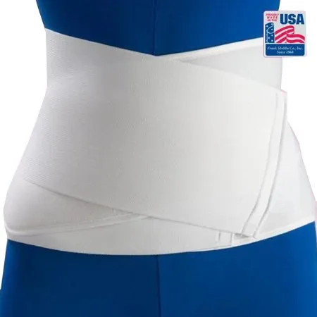 Frank Stubbs - Flex-Support Contoured - F020050 - Abdominal Binder Flex-Support Contoured One Size Fits Most Hook and Loop Closure 28 to 44 Inch Waist Circumference 12 Inch Height Adult