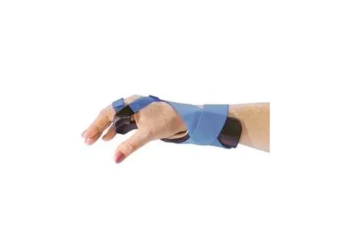 Alimed - 2970002491 - Ulnar Deviation Wrist Splint Alimed Long Right Hand Black / Blue Small