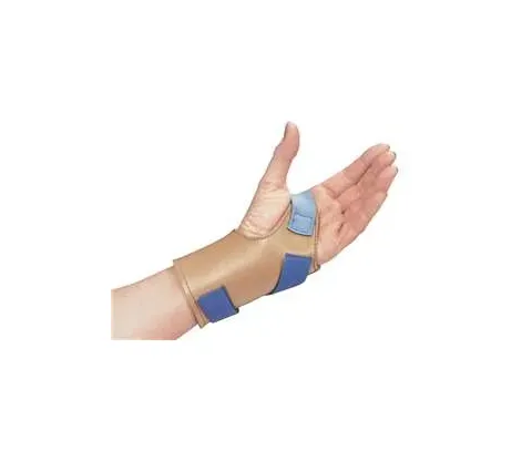 Alimed - Freedom Wrist-Trainer Gauntlet - 5720/NA/LS - Wrist Support Freedom Wrist-Trainer Gauntlet AliSoft Material / Nylon Left Hand Blue / Tan Small