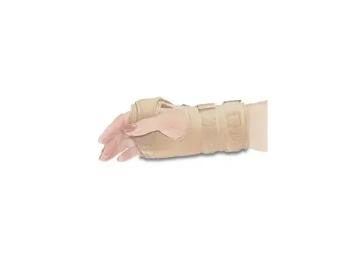 Alimed - Freedom - 5936 - Arthritis Wrist / Hand Support Freedom Flannel / Foam Right Hand Beige Large