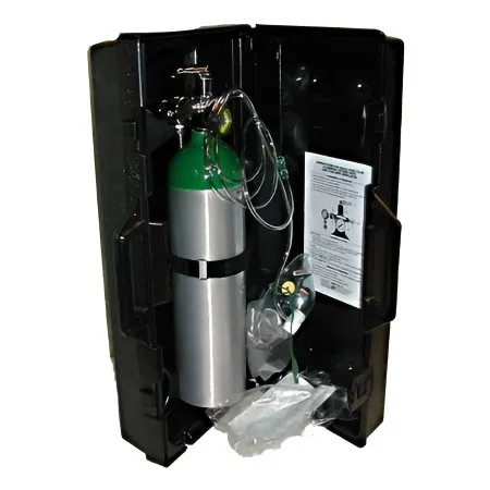 Mada Medical Products - 1501 - Mada Medical Emergency Oxygen Kit In Case (filled) Size D Aluminum