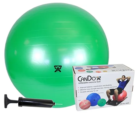 CanDo - 30-1846 - Inflatable Exercise Ball w/ Pump- -Retail Box