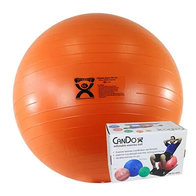 Fabrication Enterprises - 30-1852B - CanDo Inflatable Exercise Ball - Extra Thick - Retail Box