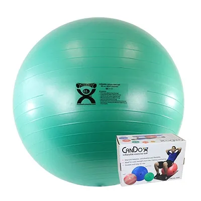 Fabrication Enterprises - 30-1853B - CanDo Inflatable Exercise Ball - Extra Thick - Retail Box