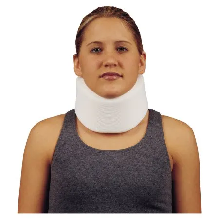 DeRoyal - 1018-11 - Cervical Collar Deroyal Soft Density Adult One Size Fits Most, Narrow One-piece 3-1/2 Inch Height 22 Inch Length