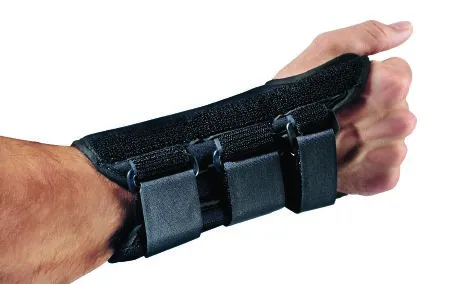 DJO DJOrthopedics - 79-87288 - DJO ProCare ComfortFORM Wrist Brace ProCare ComfortFORM Aluminum / Foam / Spandex / Plastic Right Hand Black X Large