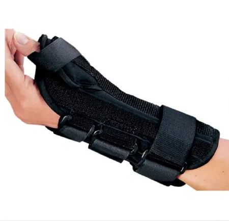 DJO DJOrthopedics - 79-87303 - DJO ProCare ComfortFORM Wrist Brace with Abducted Thumb ProCare ComfortFORM Aluminum / Foam / Spandex / Plastic Right Hand Black Small