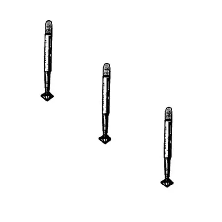 Sklar - 06-4161 - Fingernail Drill Points Stainless Steel
