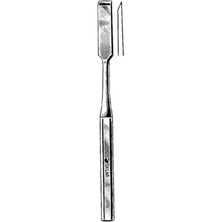 Sklar - 40-6711 - Chisel Sklar Hibbs 10 Mm Width Straight Blade Or Grade Stainless Steel Nonsterile 9-1/2 Inch Length