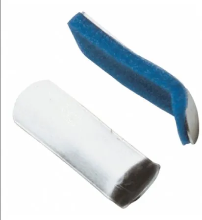 DJO DJOrthopedics - ProCare - 79-71925 - DJO  Finger Splint  Medium Without Fastening Blue / Silver