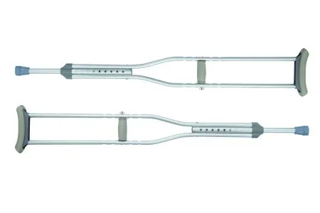 DJO DJOrthopedics - ProCare - 79-91335 - DJO  Underarm Crutches  Aluminum Frame Adult 300 lbs. Weight Capacity Push Button / Wing Nut Adjustment