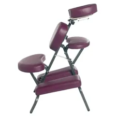 3B Scientific - 15-3730BUR - Portable Massage Chair Burgandy